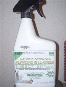 Natures Defender Alpacas and Llamas Insect Spray