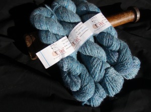 Windrush Alpacas Blue Swirl Alpaca/Bamboo Yarn